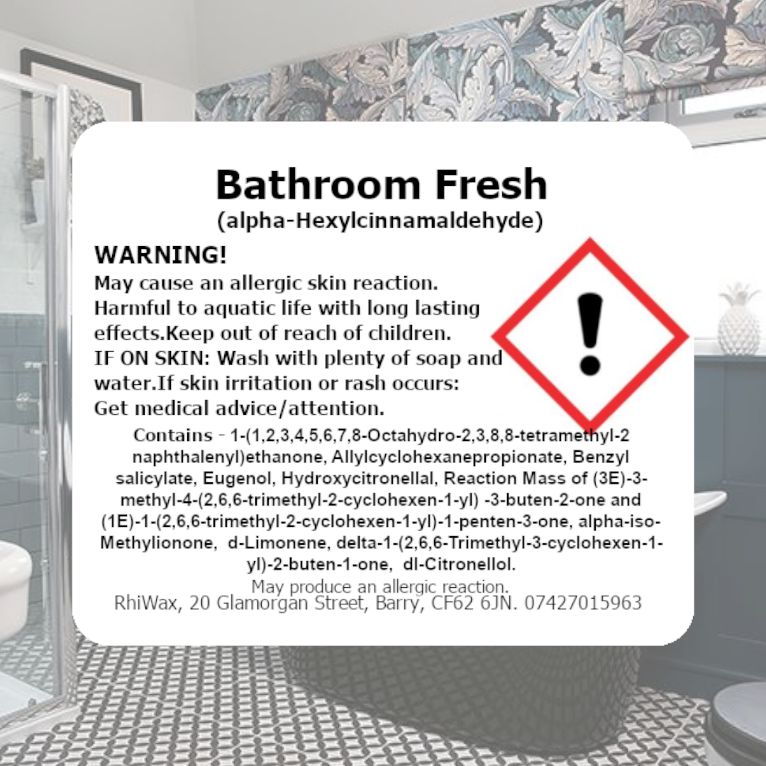 Bathroom Fresh Wax Melts with 'Odouraze' odour neutralising technology