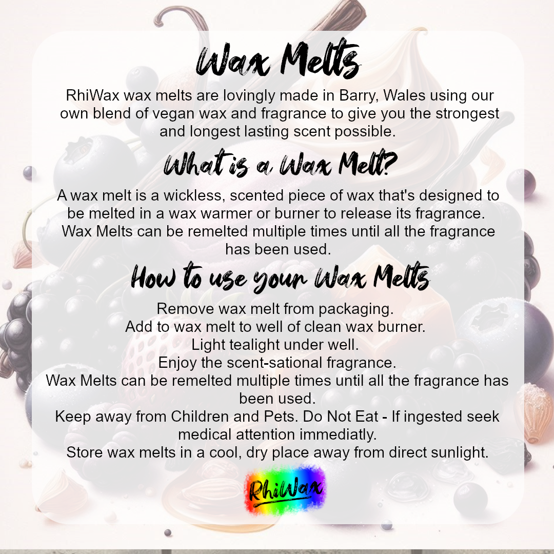 Be Brave Wax Melts (ex shop stock) - Blackcurrant, Blackberry, Vanilla & Caramel