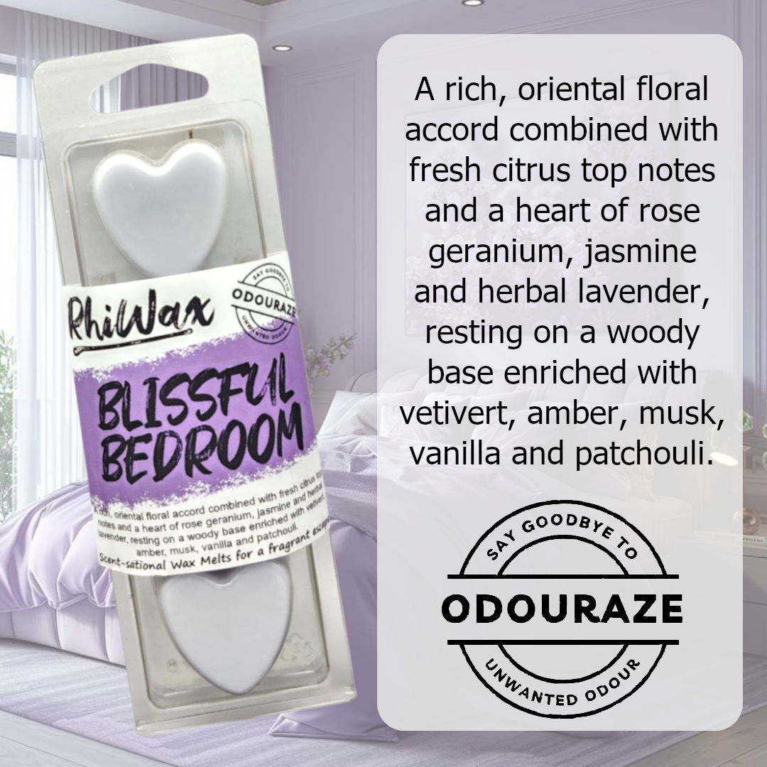 Blissful Bedroom Wax Melts with 'Odouraze' odour neutralising technology