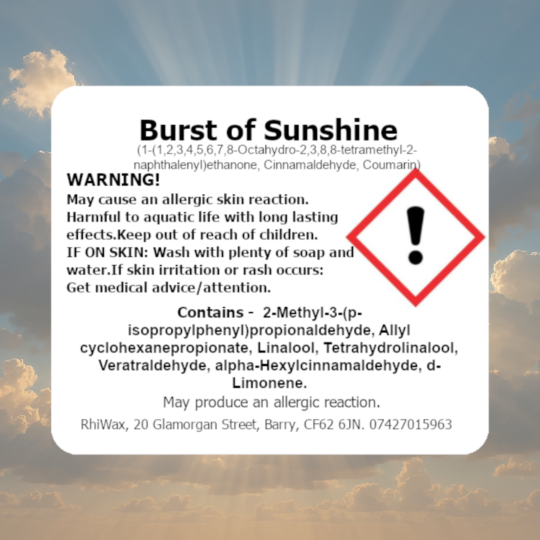 Burst of Sunshine Wax Melts - Fruity Creamy Floral
