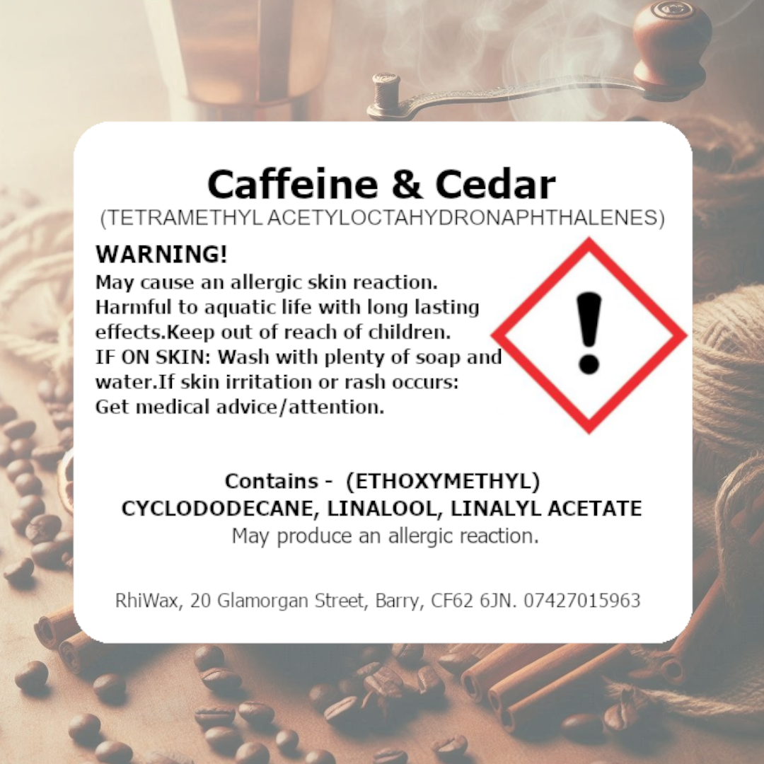 Caffeine & Cedar - Woody Masculine