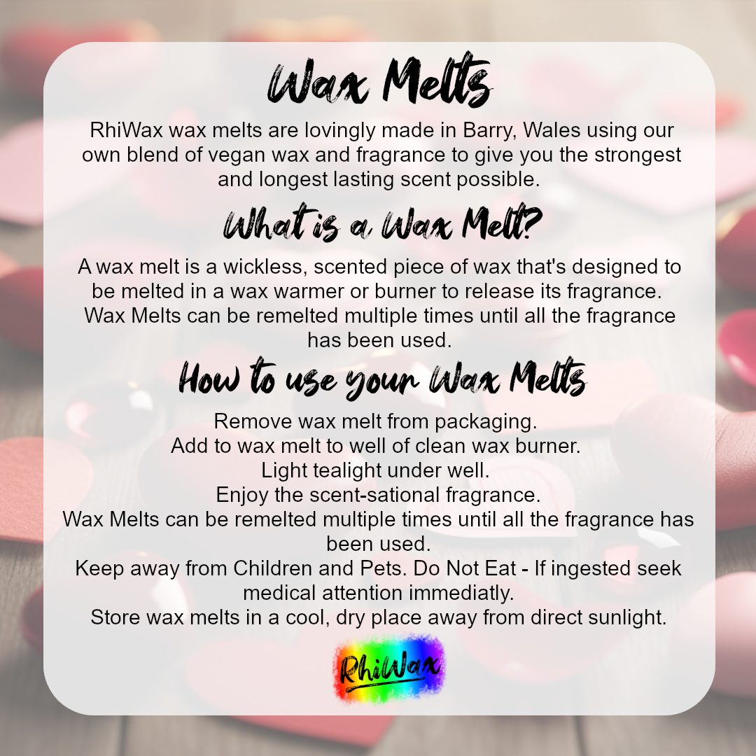 Cariad Lovespoon and Hearts Wax Melts