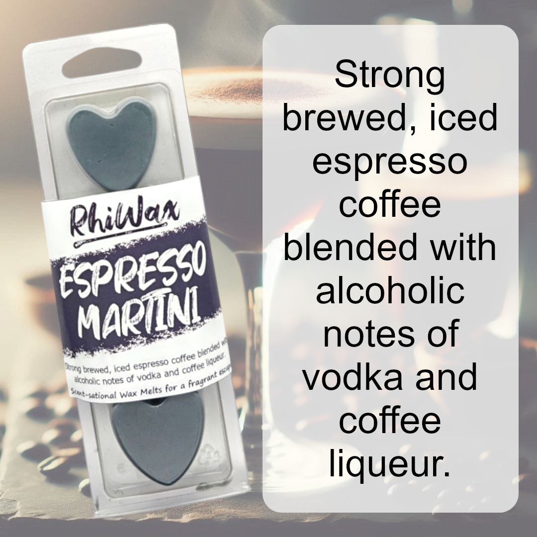 Espresso Martini Wax Melts - Espresso, Vodka, Coffee Liqueur