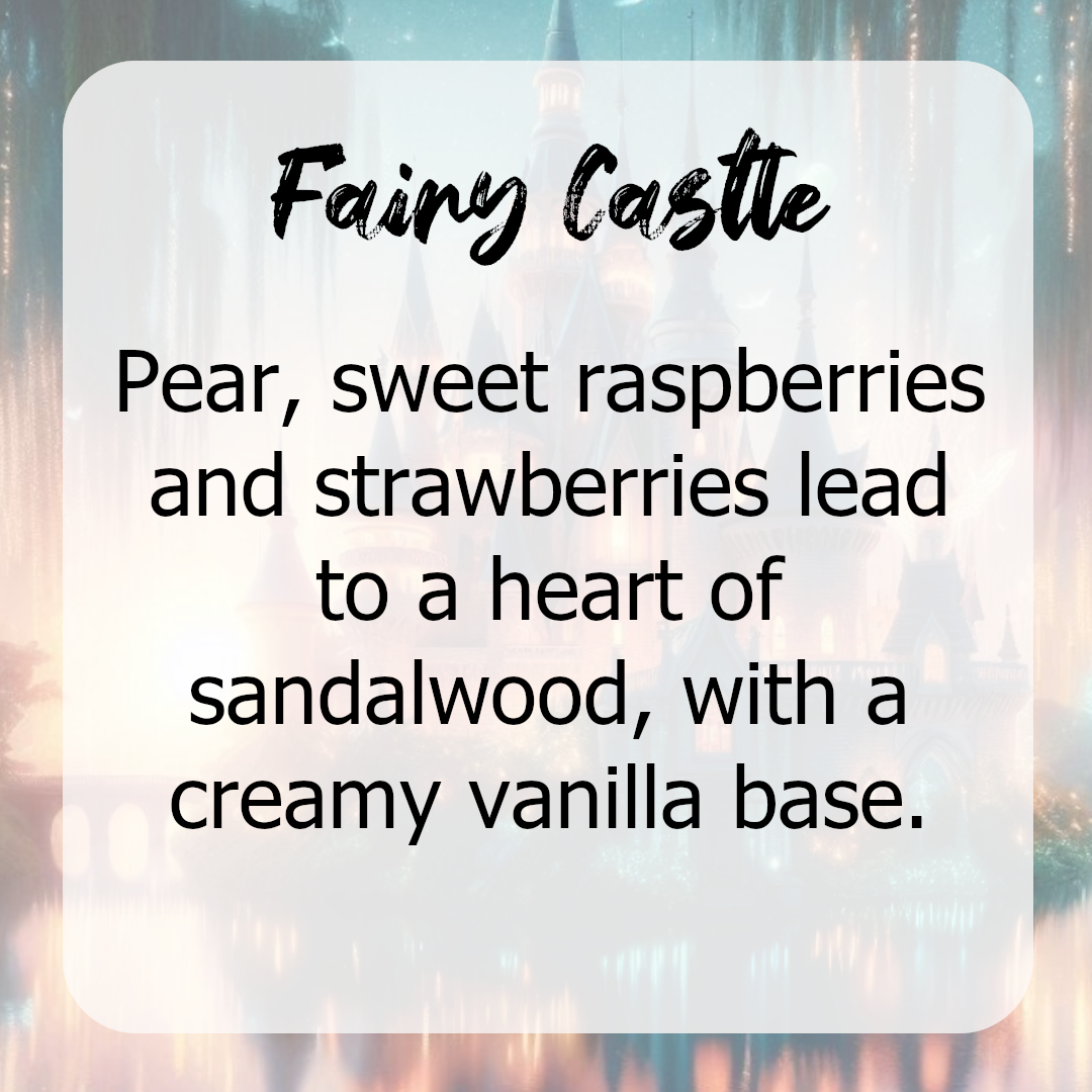 Fairy Castle Wax Melts - Fruit, Sandalwood & Vanilla
