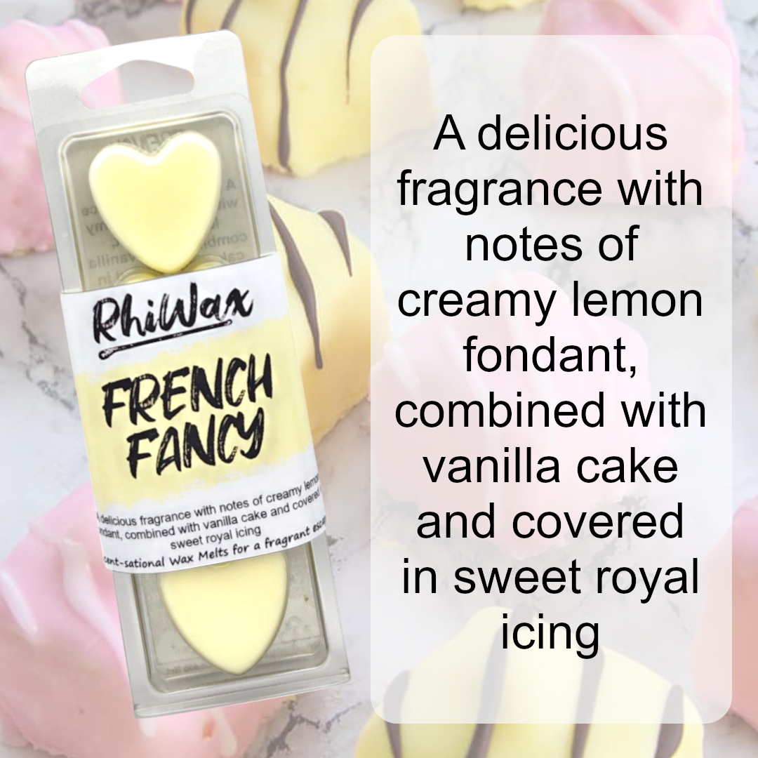 French Fancy Wax Melts - Lemon, Vanilla, Icing