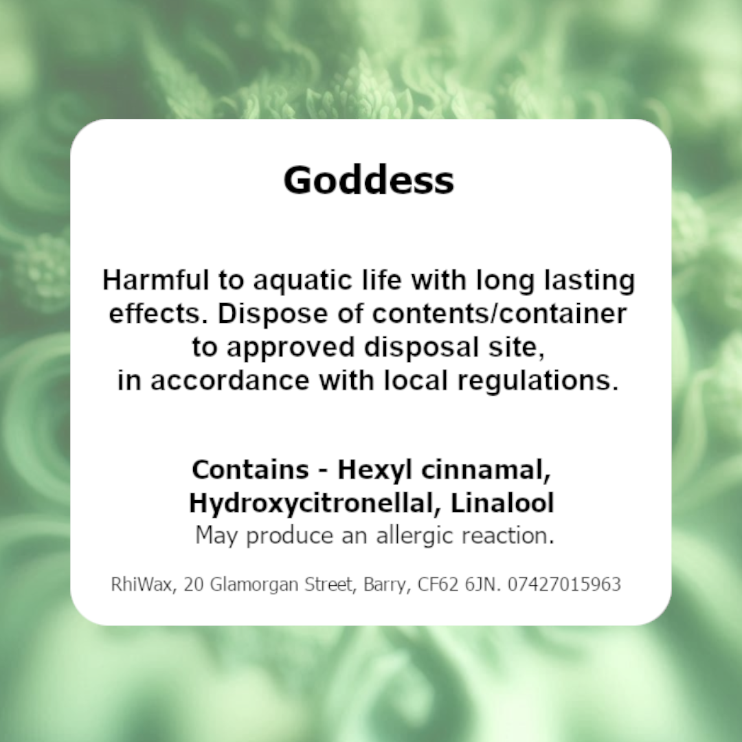 Goddess Wax Melts (ex shop stock) - Orange, Green Leaves, Florals, Woods