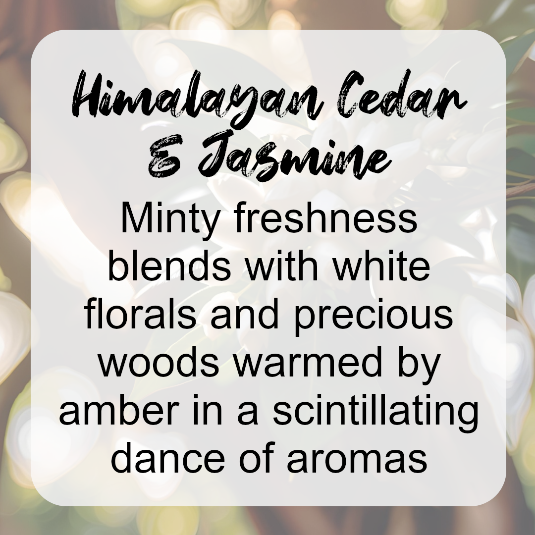 Himalayan Cedar & Jasmine Wax Melts with Botanicals