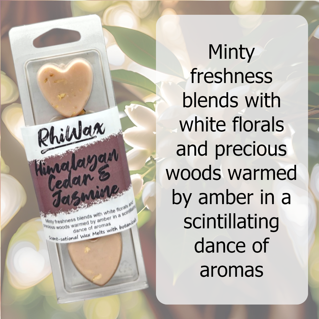 Himalayan Cedar & Jasmine Wax Melts with Botanicals