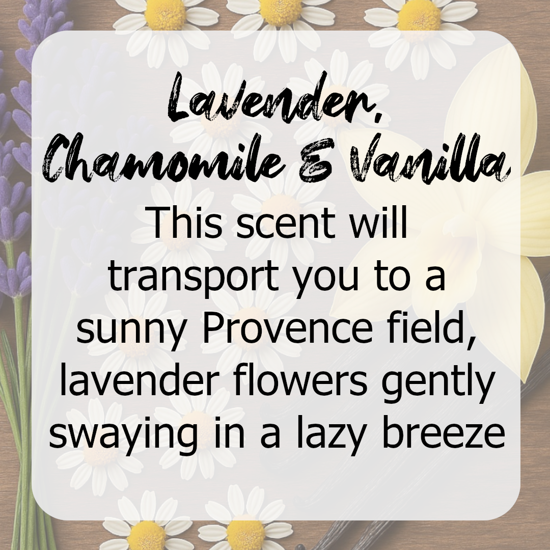 Lavender, Chamomile & Vanilla Wax Melts with Botanicals