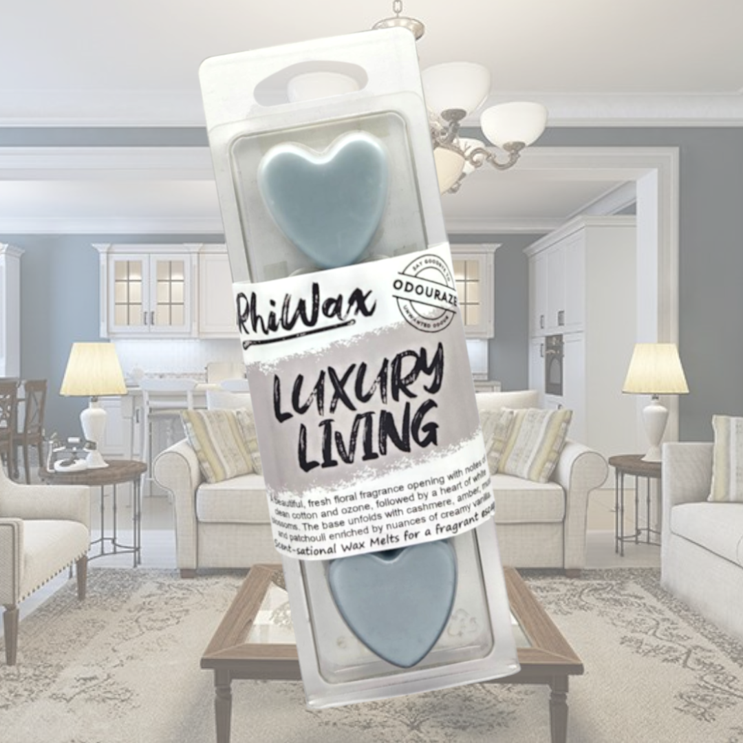 Luxury Living Wax Melts with 'Odouraze' odour neutralising technology