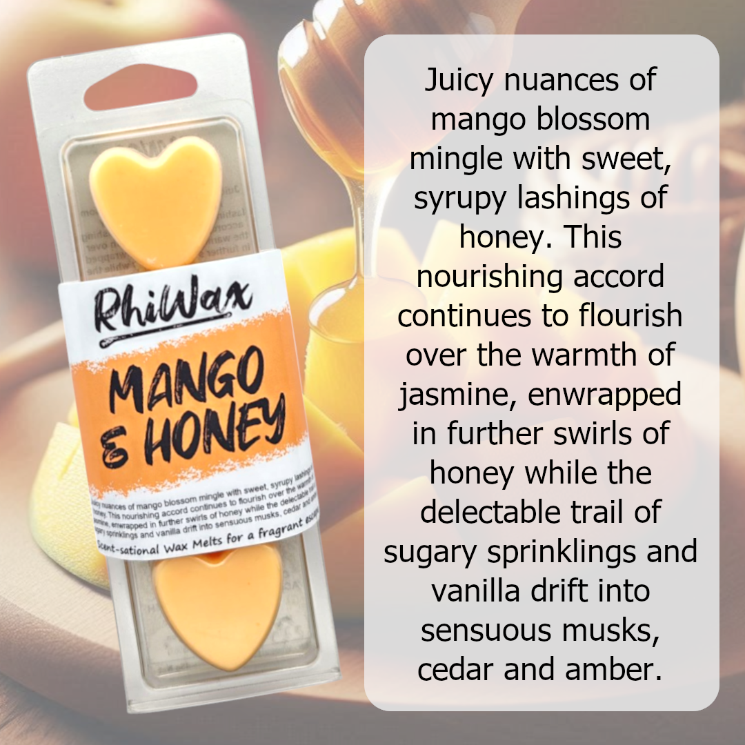 Mango & Honey Wax Melts - Mango, Honey