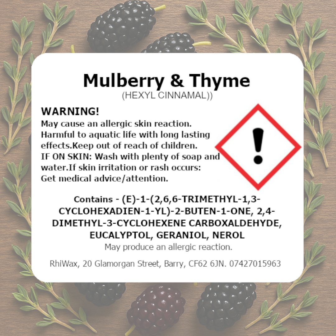 Mulberry & Thyme Wax Melts - Fruity, Herbal