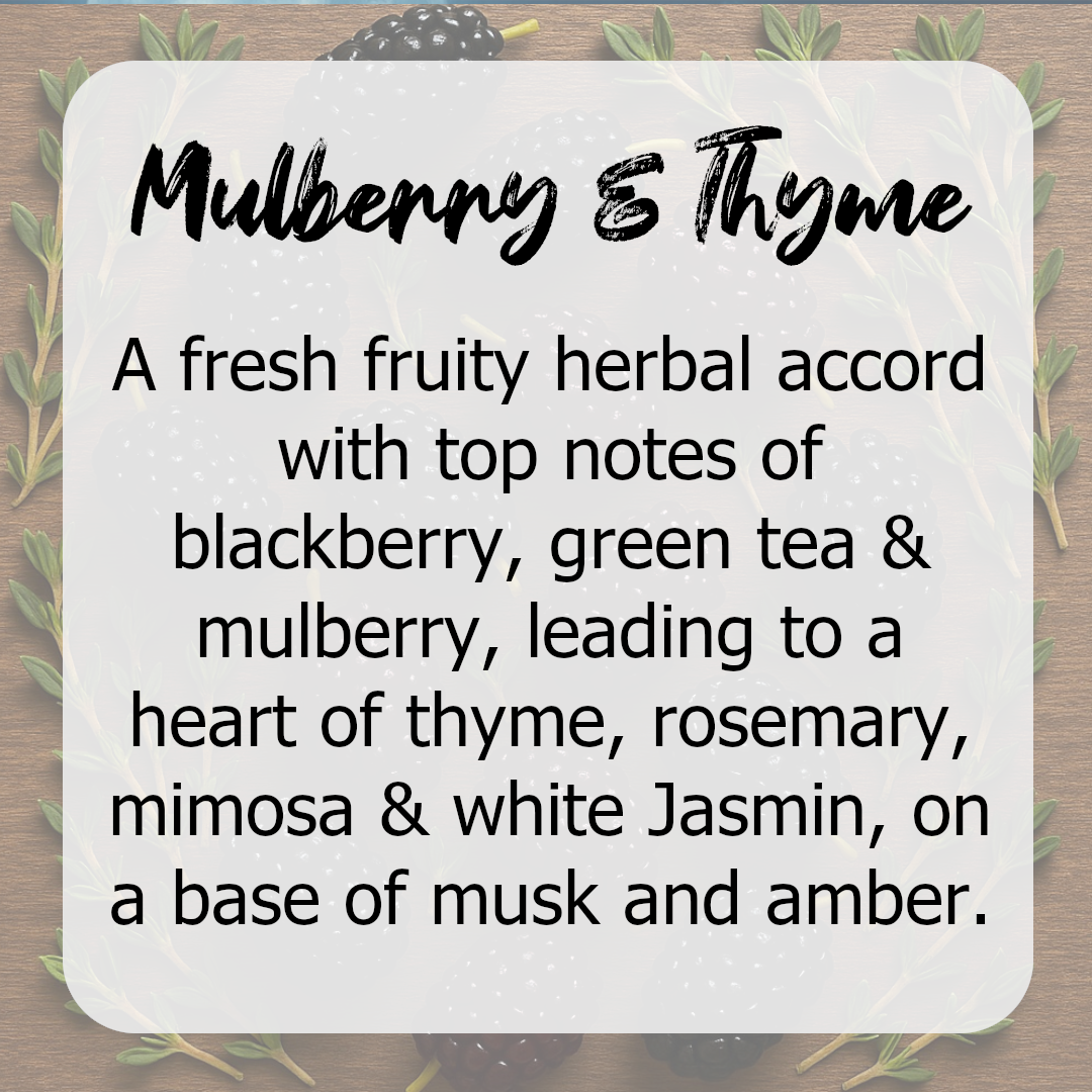 Mulberry & Thyme Wax Melts - Fruity, Herbal