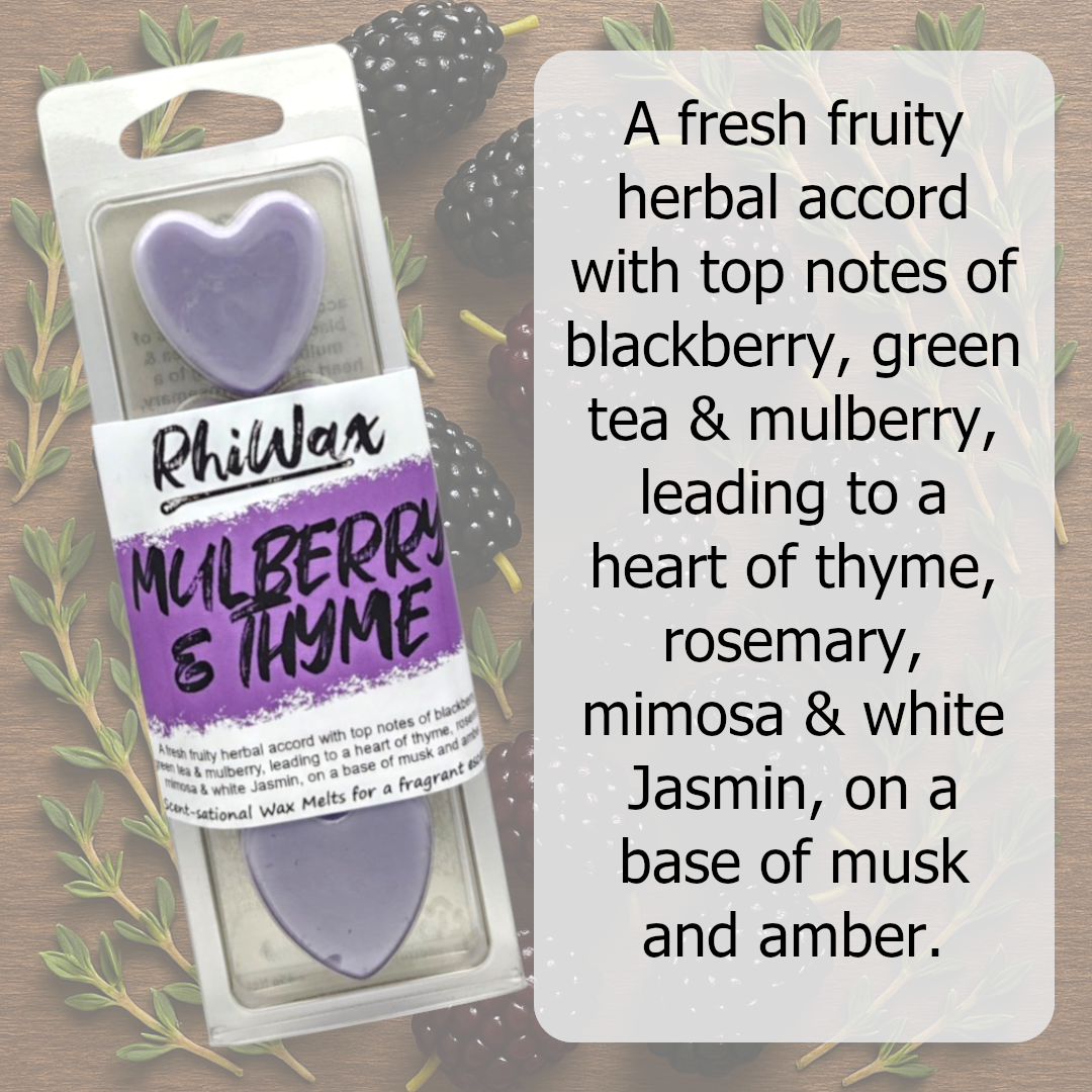 Mulberry & Thyme Wax Melts - Fruity, Herbal