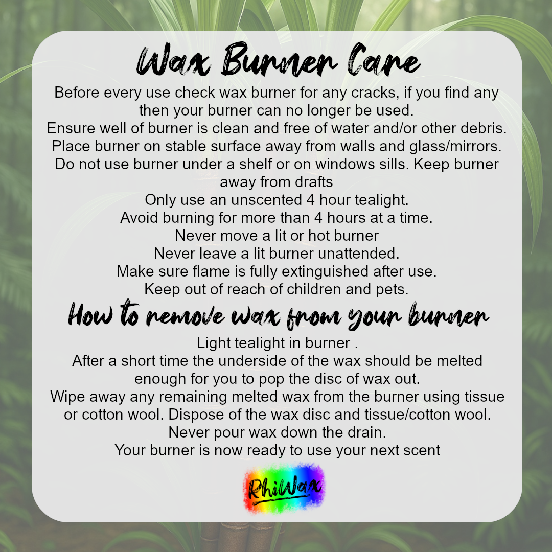 Rainforest Sugarcane Wax Melts - Sweet, Greenery