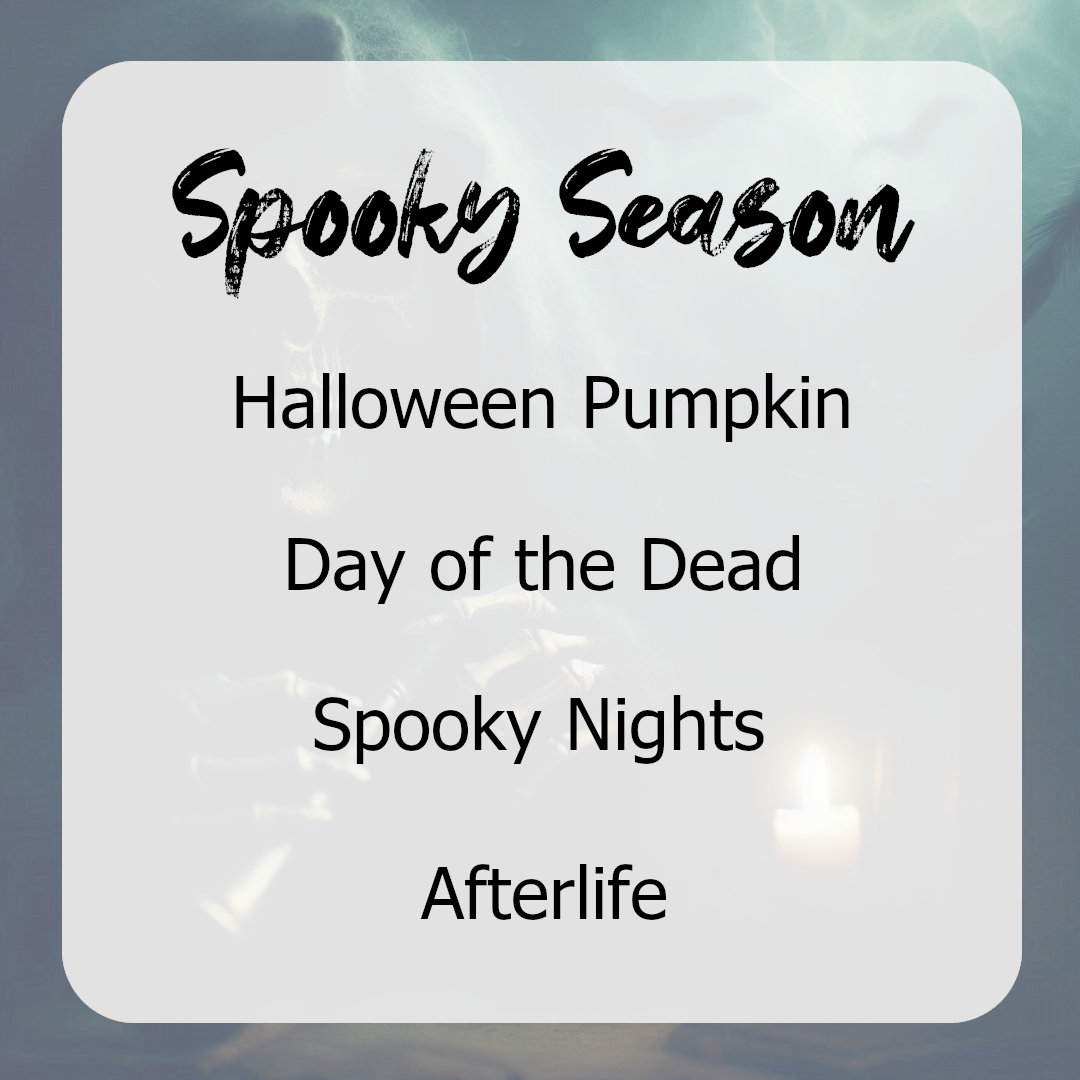 Spooky Season Wax Melts - Spooky Nights, Halloween Pumpkin, Day of The Dead & Afterlife