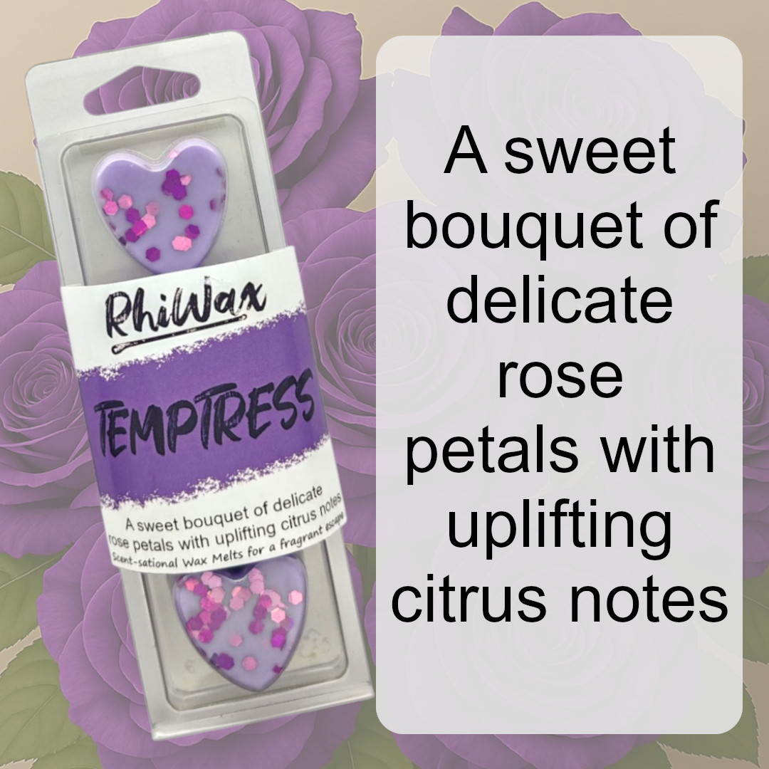 Temptress Wax Melts - Sweet Rose Petals, Citrus