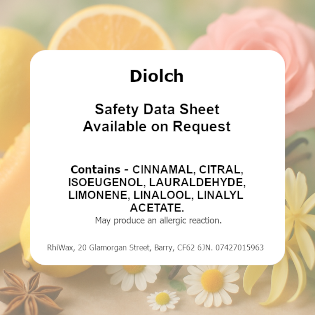 Diolch Wax Melts - Citrus, Melon & Spice