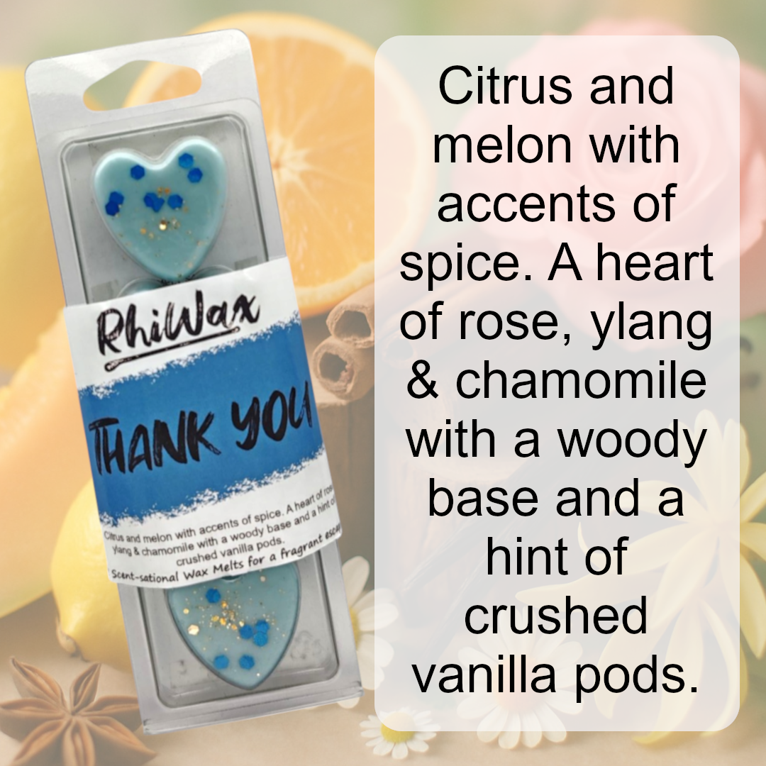 Thank You Wax Melts - Citrus, Melon & Spice
