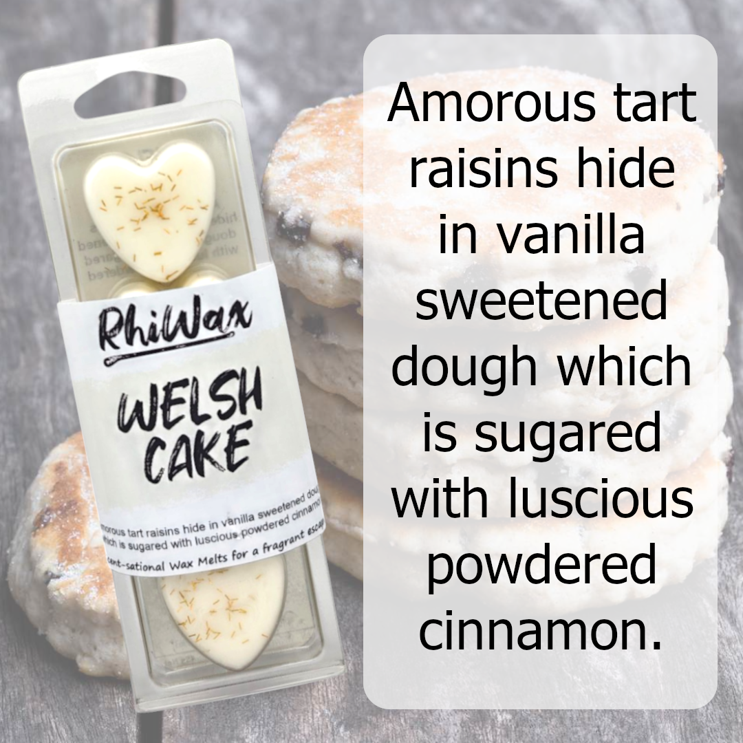 Welsh Cake Wax Melts - Vanilla, Cinnamon & Raisins