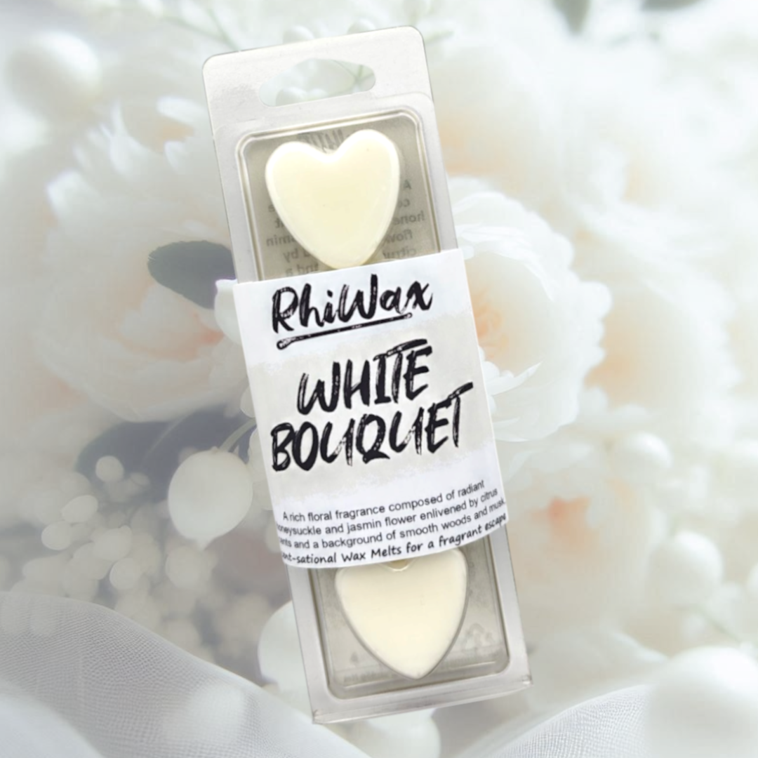 White Bouquet Wax Melts - Jasmine, Honeysuckle