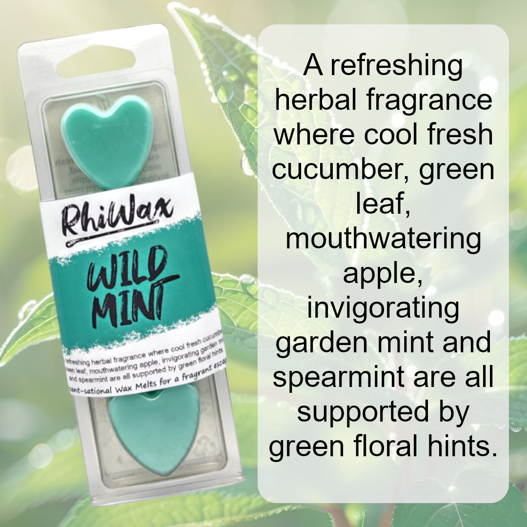 Wild Mint Wax Melts - Herbal, Mint