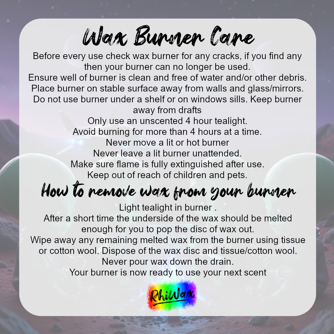 Aliens Wax Melts - Woody, Floral, Perfume