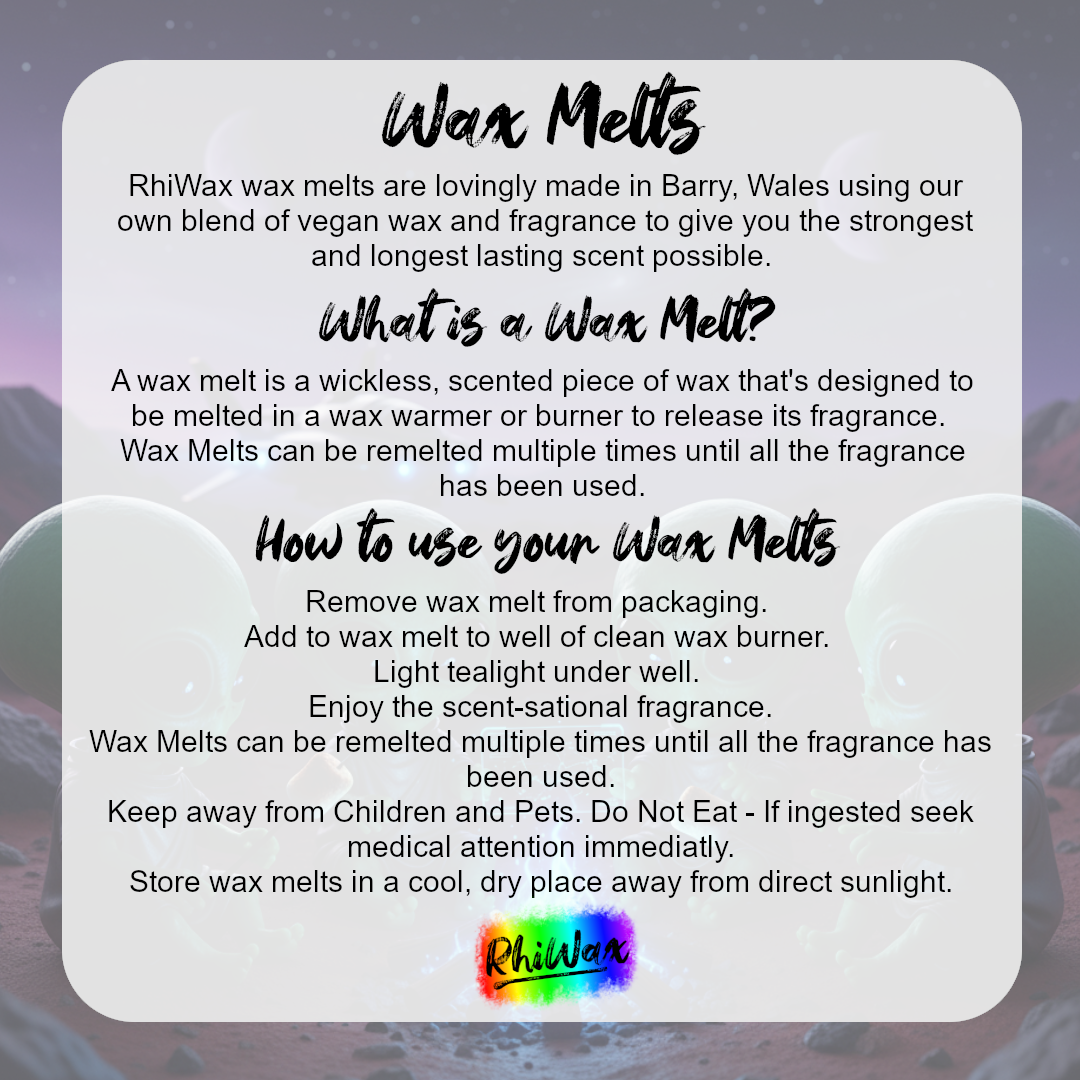 Aliens Wax Melts - Woody, Floral, Perfume