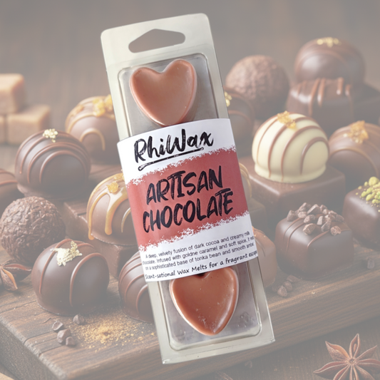 Artisan Chocolate Wax Melts - Cocoa, Caramel, Tonka