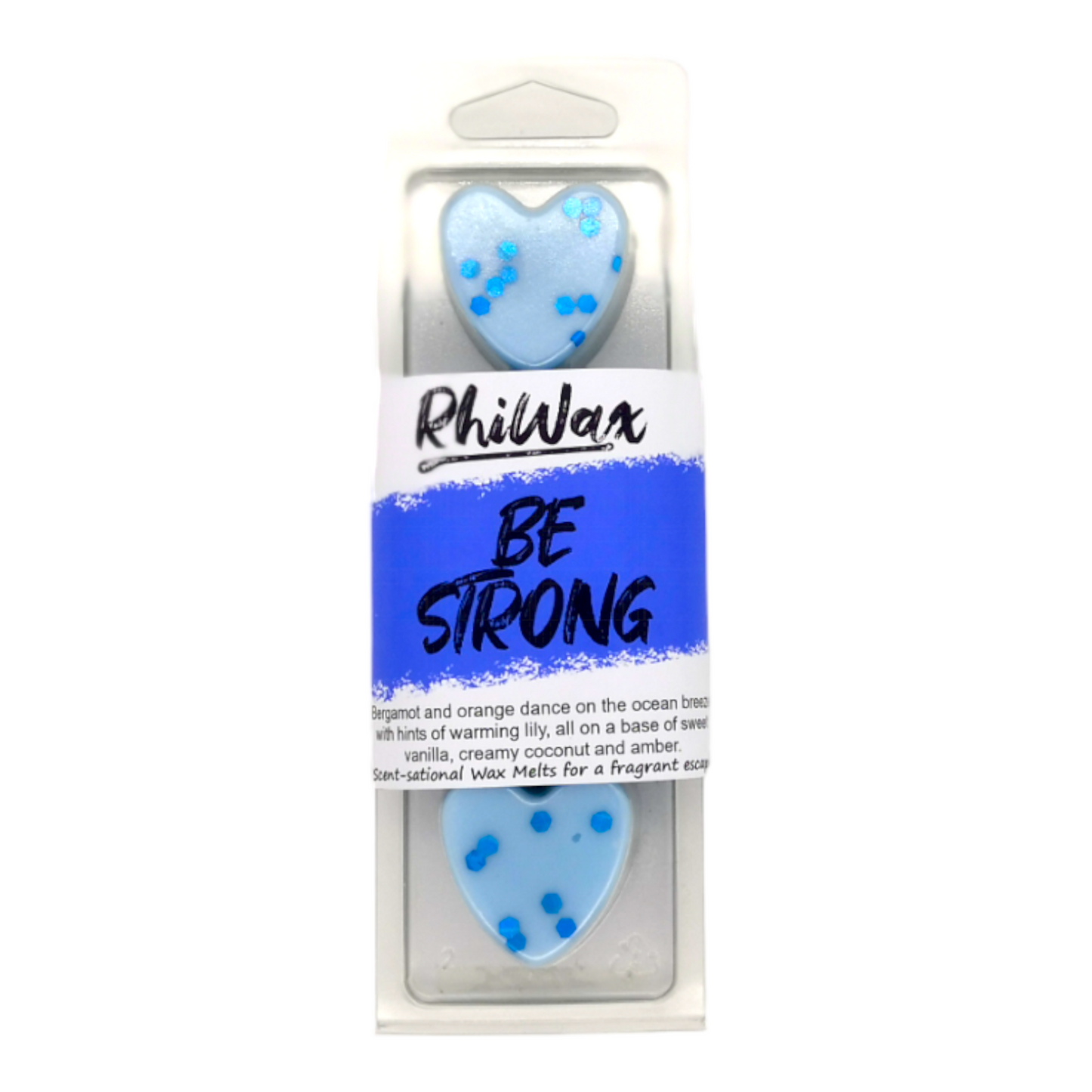 Be Strong Wax Melts - Orange, Ocean Breeze, Lily, Amber, Coconut, Vanilla