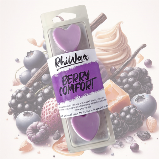 Berry Comfort Wax Melts - Purple Berries, Vanilla