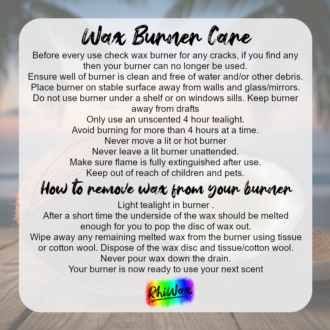 Black Coconut Wax Melts - Coconut, Vanilla, Musk