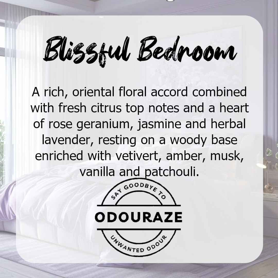 Blissful Bedroom 30ml Room Spray with 'Odouraze' odour neutralising technology