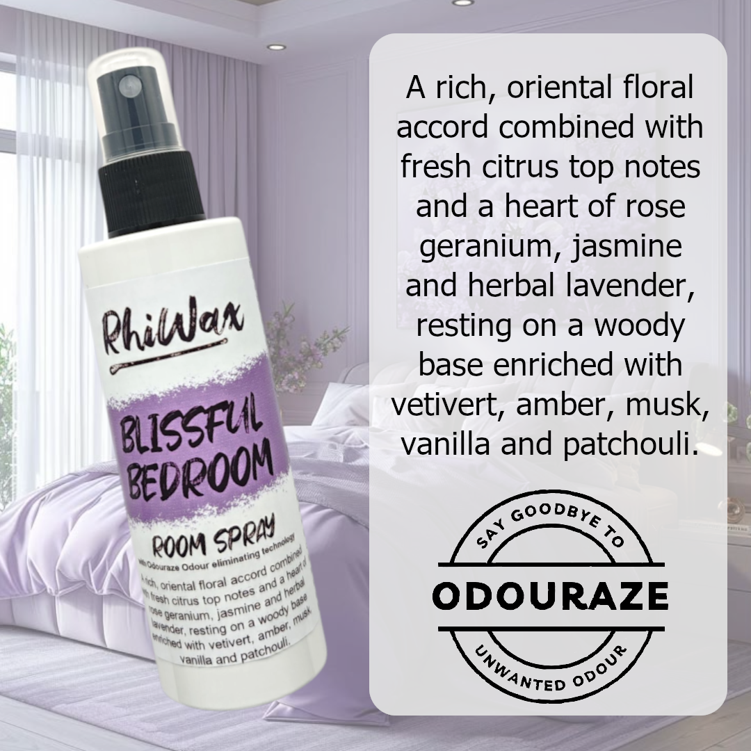 Blissful Bedroom 100ml Room Spray with 'Odouraze' odour neutralising technology