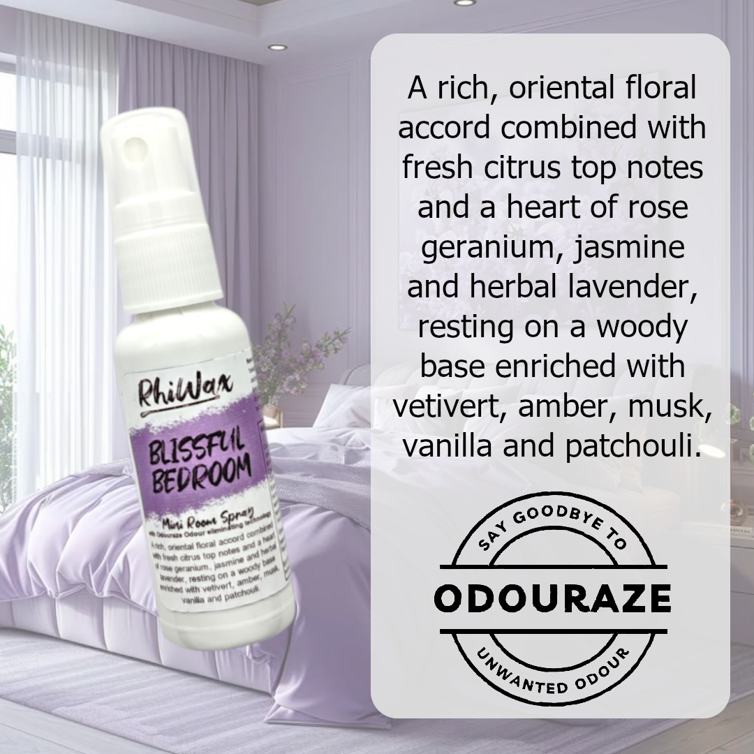Blissful Bedroom 30ml Room Spray with 'Odouraze' odour neutralising technology