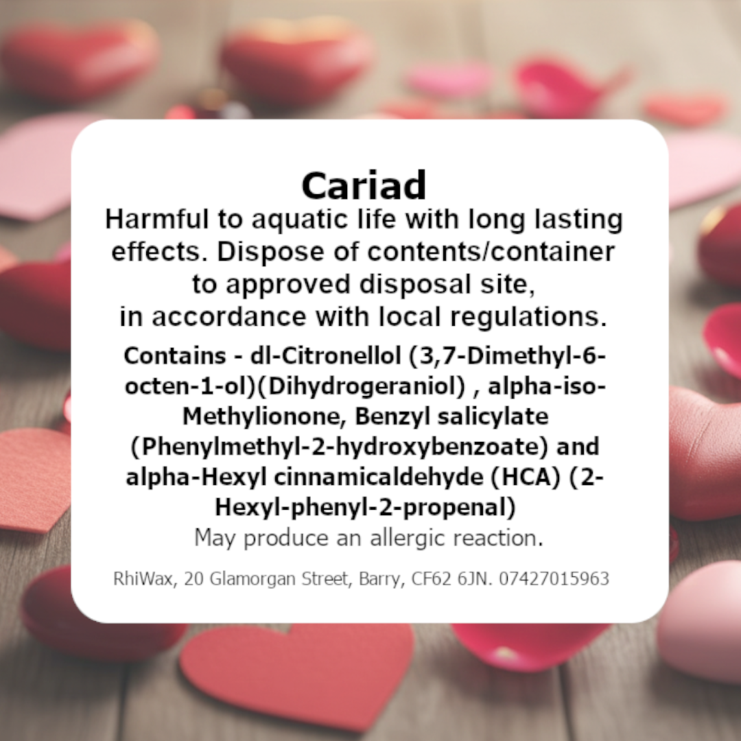 Cariad Lovespoon and Hearts Wax Melts