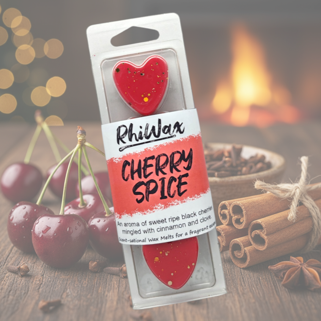 6 x Cherry Spice Wax Melts + 1 freebie of Frosted Cherry & Clove