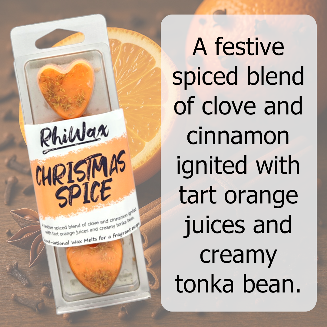 Christmas Spice Wax Melts (ex shop) - Orange, Tonka Bean, Clove, Cinnamon