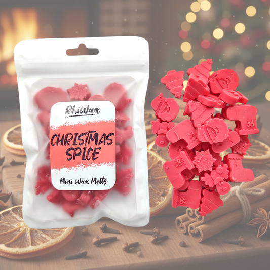 Christmas Shapes Mini Wax Melts - Christmas Spice