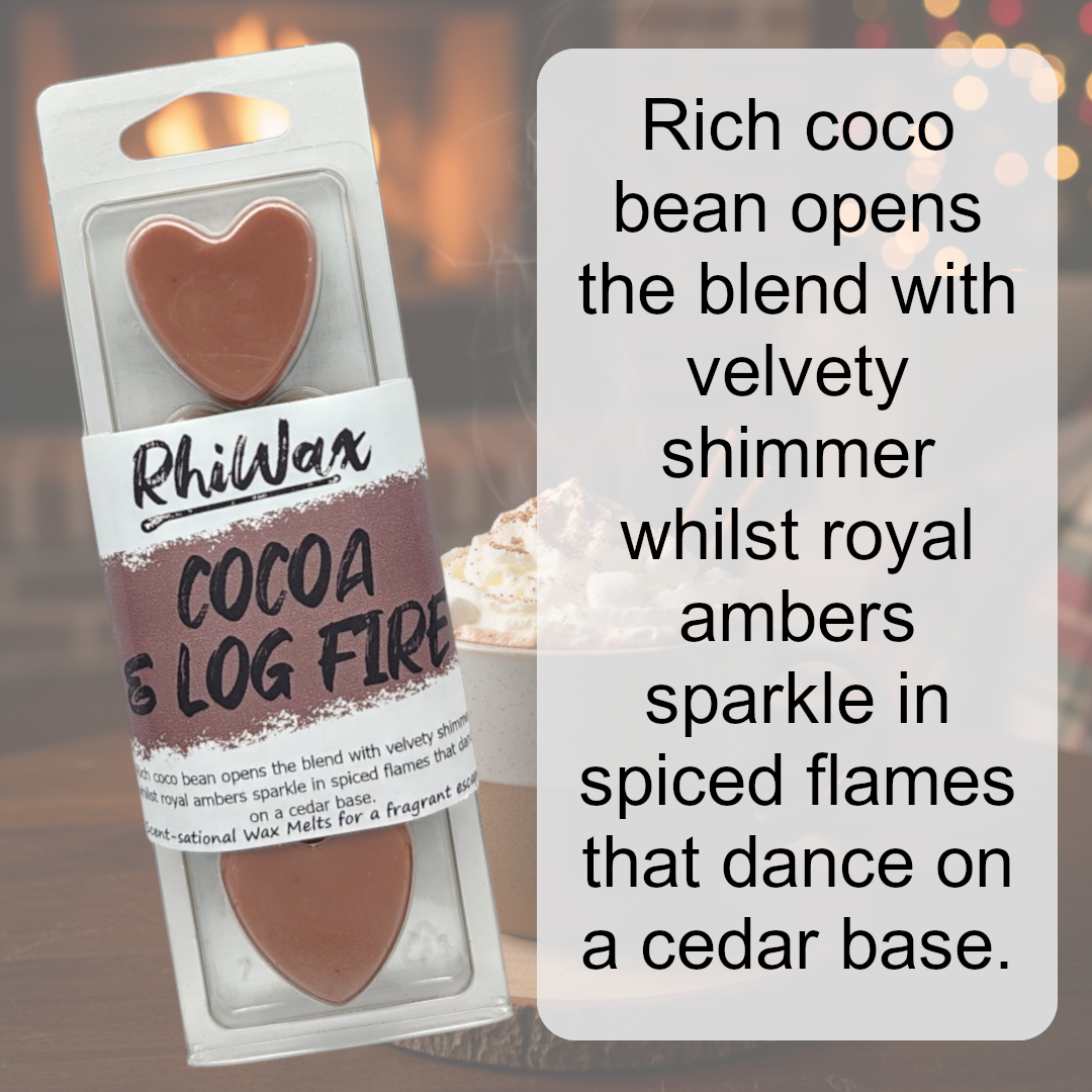 Cocoa & Log Fire - Coco Bean, Cedar