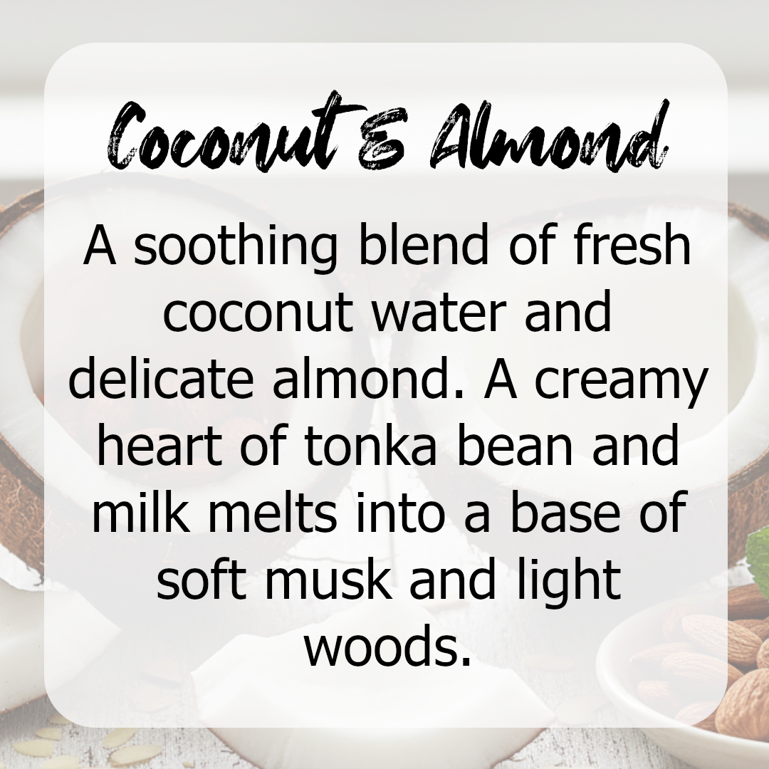 Coconut & Almond Wax Melts - Coconut Water, Almond Milk