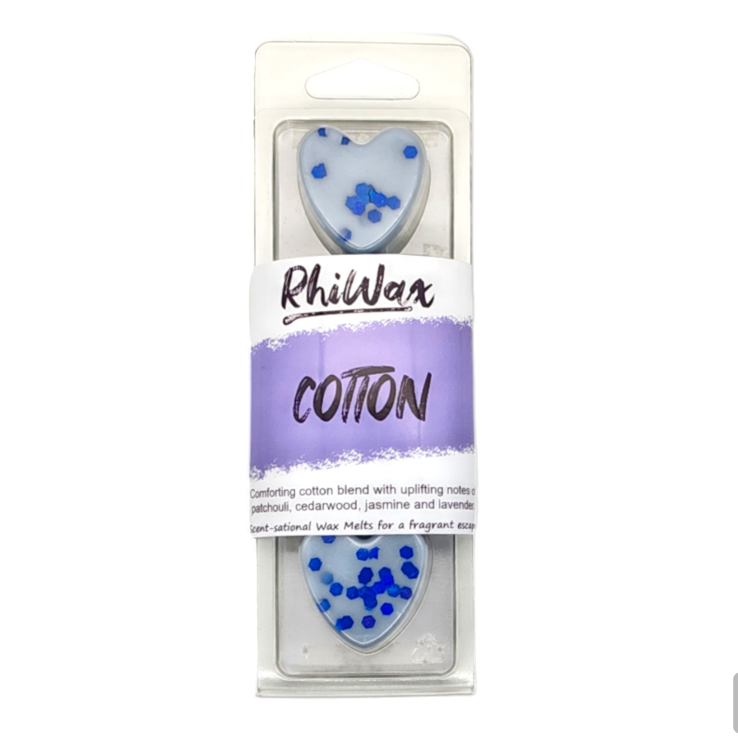 Cotton Wax Melts - Patchouli, Jasmone, Lavender, Cedarwood