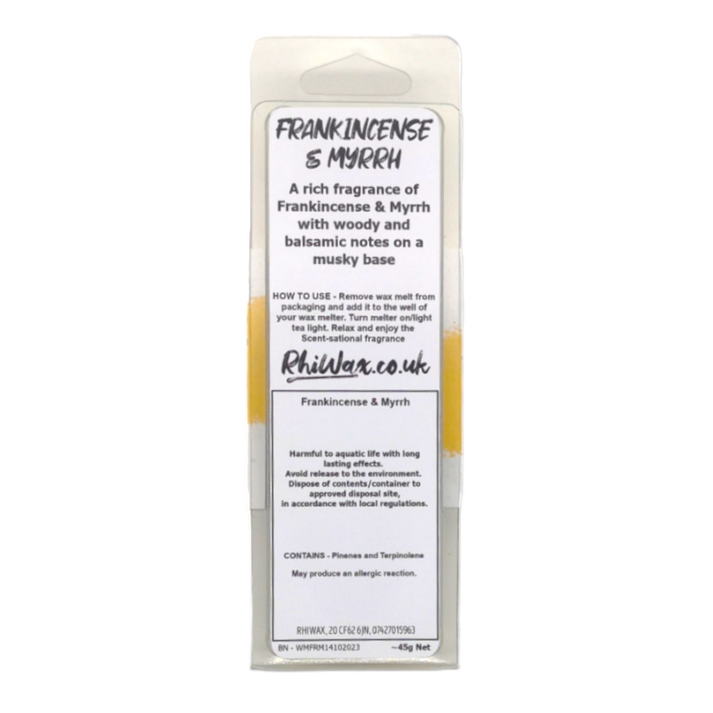 Frankincense & Myrrh - Frankincense, Myrrh, Musk, Woody