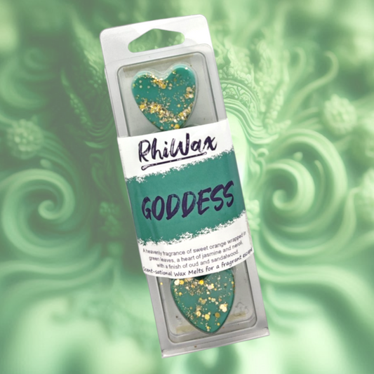 Goddess Wax Melts (ex shop stock) - Orange, Green Leaves, Florals, Woods