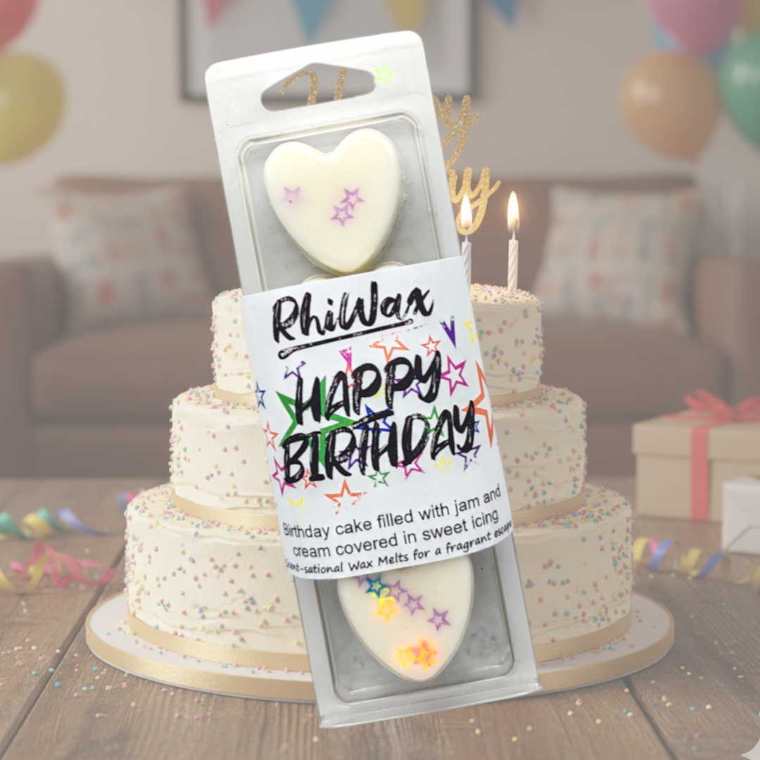 Happy Birthday Wax Melts - Jam, Cake, Icing
