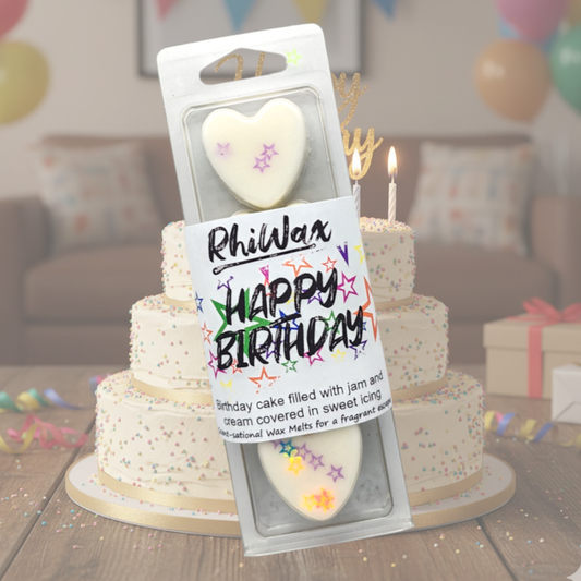Happy Birthday Wax Melts - Jam, Cake, Icing
