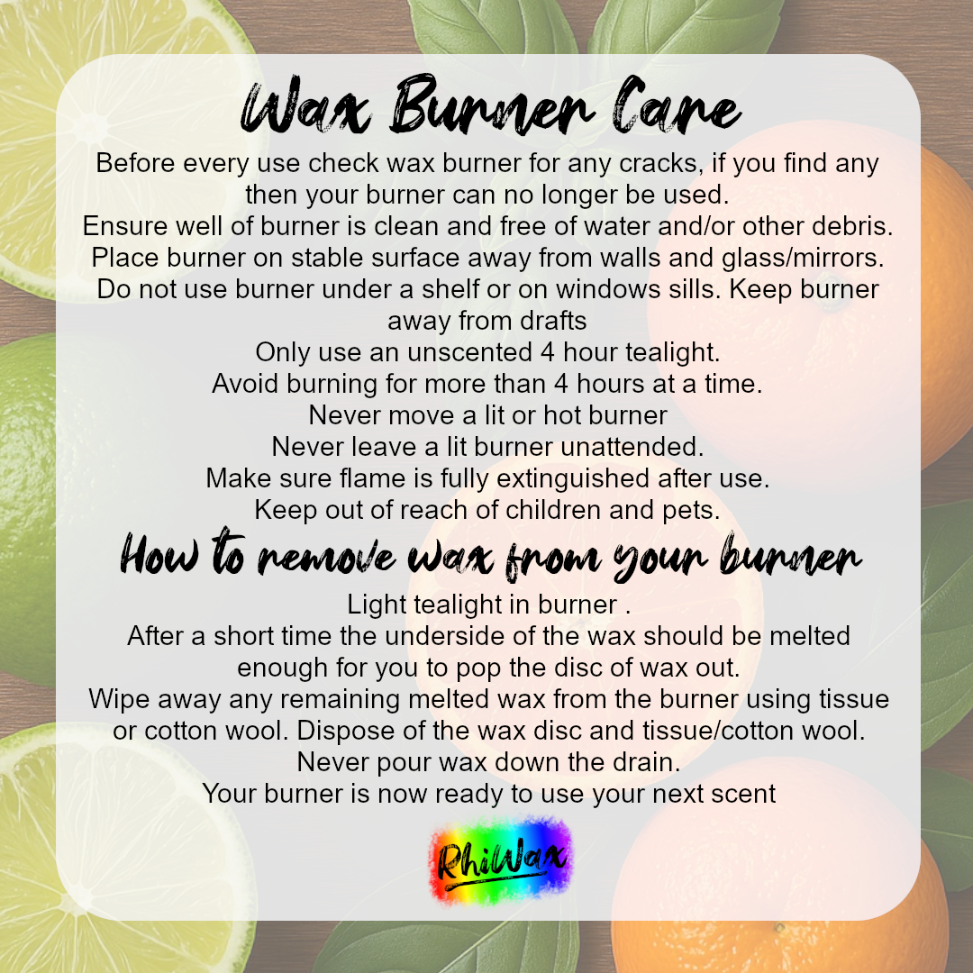 Lime, Basil & Mandarin Wax Melts with Botanicals