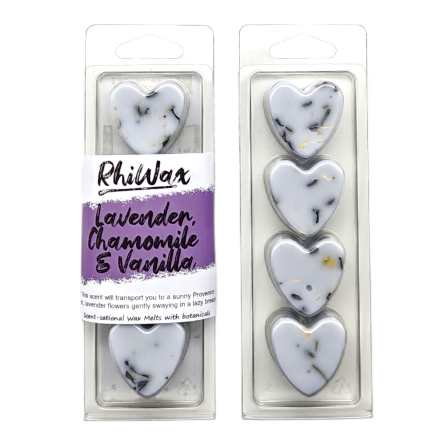 Lavender, Chamomile & Vanilla Wax Melts with Botanicals