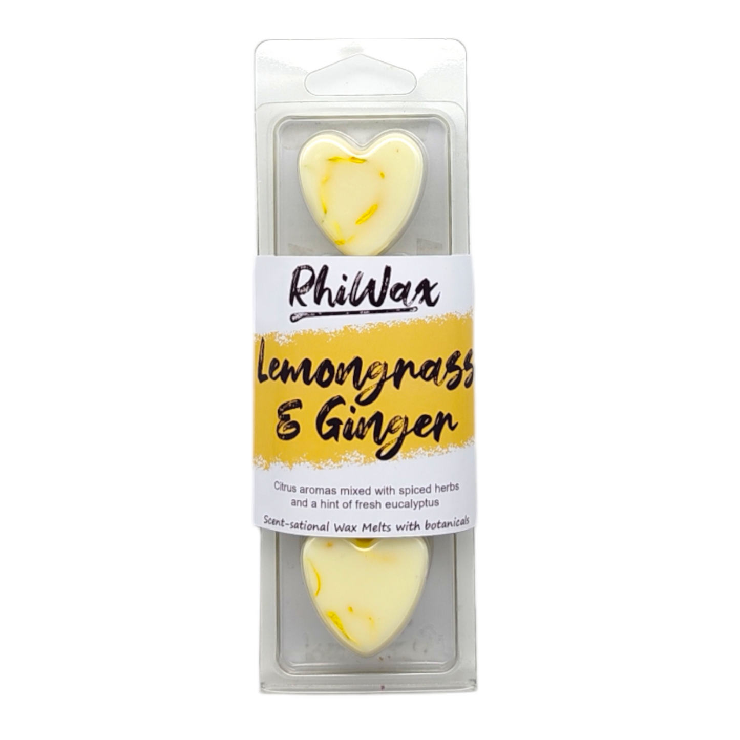 Lemongrass & Ginger Wax Melts with Botanicals