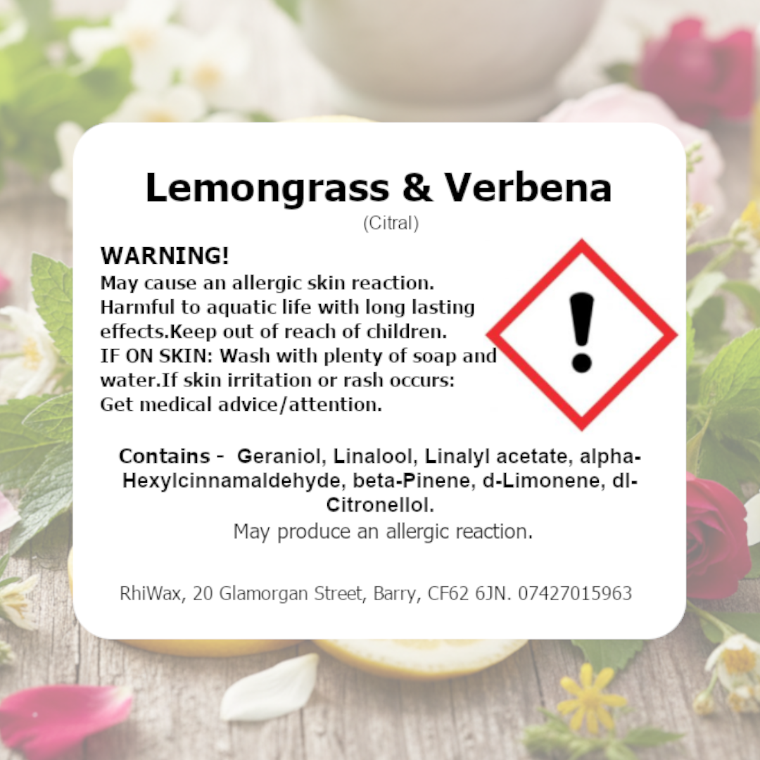Lemongrass & Verbena - Zesty Lemon, Botanicals